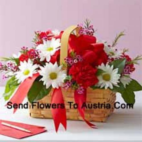 Lovely Arranged Carnations and Gerberas